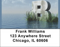 Letter B In The Sea Address Labels | LBQBK-39