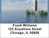 Letter L In The Sea Address Labels | LBQBK-46
