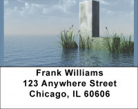 Letter L In The Sea Address Labels | LBQBK-46