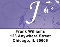 Purple Prosperity -J Address Labels | LBQBK-90