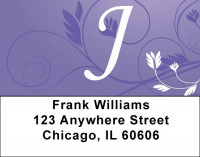 Purple Prosperity -J Address Labels | LBQBK-90