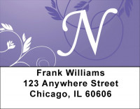 Purple Prosperity -N Address Labels | LBQBK-94
