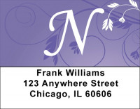 Purple Prosperity -N Address Labels | LBQBK-94