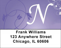 Purple Prosperity -N Address Labels | LBQBK-94