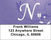 Purple Prosperity -N Address Labels | LBQBK-94