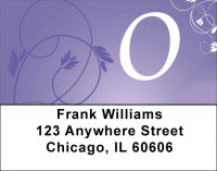 Purple Prosperity -O Address Labels | LBQBK-95