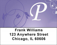 Purple Prosperity -P Address Labels | LBQBK-96