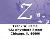 Purple Prosperity -Z Address Labels | LBQBL-07
