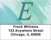 Restoration Monograms - E Address Labels | LBQBL-38