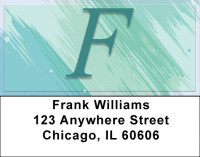 Restoration Monograms - F Address Labels | LBQBL-39
