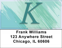 Restoration Monograms - K Address Labels | LBQBL-44