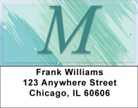 Restoration Monograms - M Address Labels | LBQBL-46