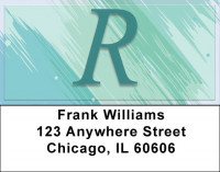 Restoration Monograms - R Address Labels | LBQBL-51