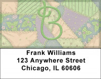 Shabby Chic Monograms - B Address Labels | LBQBL-61