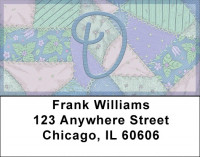 Shabby Chic Monograms - D Address Labels | LBQBL-63