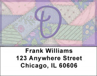 Shabby Chic Monograms - D Address Labels | LBQBL-63