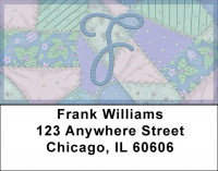 Shabby Chic Monograms - F Address Labels | LBQBL-65