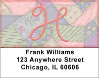 Shabby Chic Monograms - H Address Labels | LBQBL-67