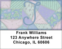 Shabby Chic Monograms - J Address Labels | LBQBL-69