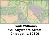 Shabby Chic Monograms - J Address Labels | LBQBL-69