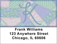 Shabby Chic Monograms - K Address Labels | LBQBL-70