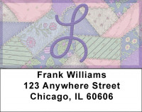 Shabby Chic Monograms - L Address Labels | LBQBL-71