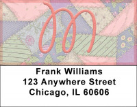 Shabby Chic Monograms - M Address Labels | LBQBL-72