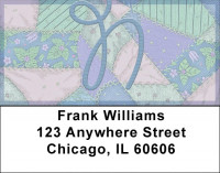 Shabby Chic Monograms - N Address Labels | LBQBL-73