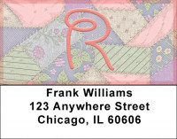 Shabby Chic Monograms - R Address Labels | LBQBL-77