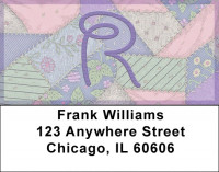 Shabby Chic Monograms - R Address Labels | LBQBL-77