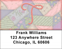 Shabby Chic Monograms - T Address Labels | LBQBL-79