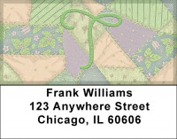Shabby Chic Monograms - T Address Labels | LBQBL-79