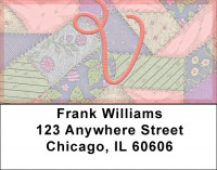 Shabby Chic Monograms - V Address Labels | LBQBL-81