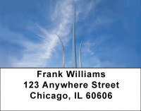 Airforce Memorial In Arlington Virginia Address Labels | LBQBM-13