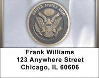 Army Emblem Address Labels | LBQBM-14