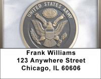 Army Emblem Address Labels | LBQBM-14