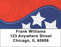 Crazy Patriotism Address Labels | LBQBM-16