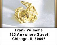 Marine Emblem Address Labels | LBQBM-22
