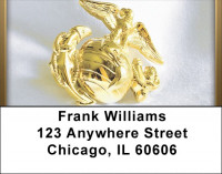 Marine Emblem Address Labels | LBQBM-22