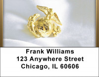 Marine Emblem Address Labels | LBQBM-22