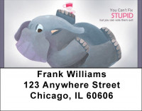 Elephant Tea Party Address Labels | LBQBM-29