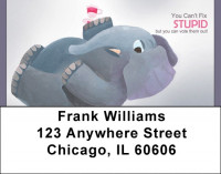 Elephant Tea Party Address Labels | LBQBM-29