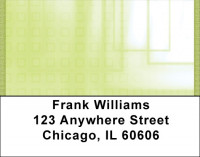 Go High Tech Green Address Labels | LBQBM-39