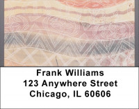 African Inspired Prints Address Labels | LBQBM-50