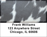 Cowhide Closeup Address Labels | LBQBM-57