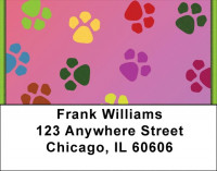 Puppy Paws Address Labels | LBQBM-62