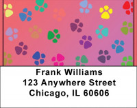 Puppy Paws Address Labels | LBQBM-62