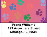 Puppy Paws Address Labels | LBQBM-62