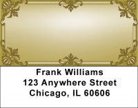 Old Fashioned Flair Address Labels | LBQBM-64