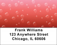 Drops On Hot Color Address Labels | LBQBM-83